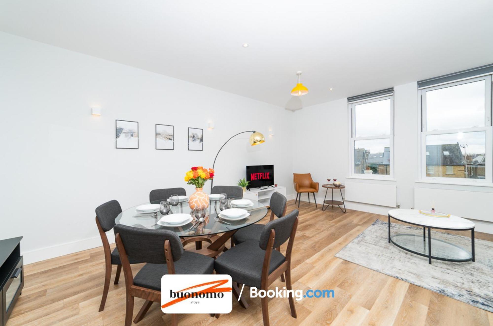 Two Bedroom Apartment At Buonomo Stays Short Lets & Serviced Accommodation Close To Wimbledon Tennis Courts 런던 외부 사진